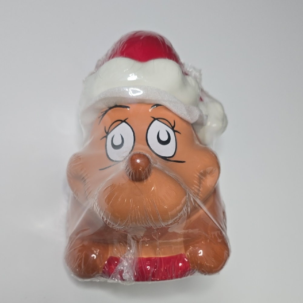 NWT The Grinch Max Holiday Cookie Jar